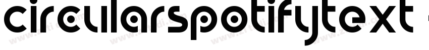 CircularSpotifyText 字体转换